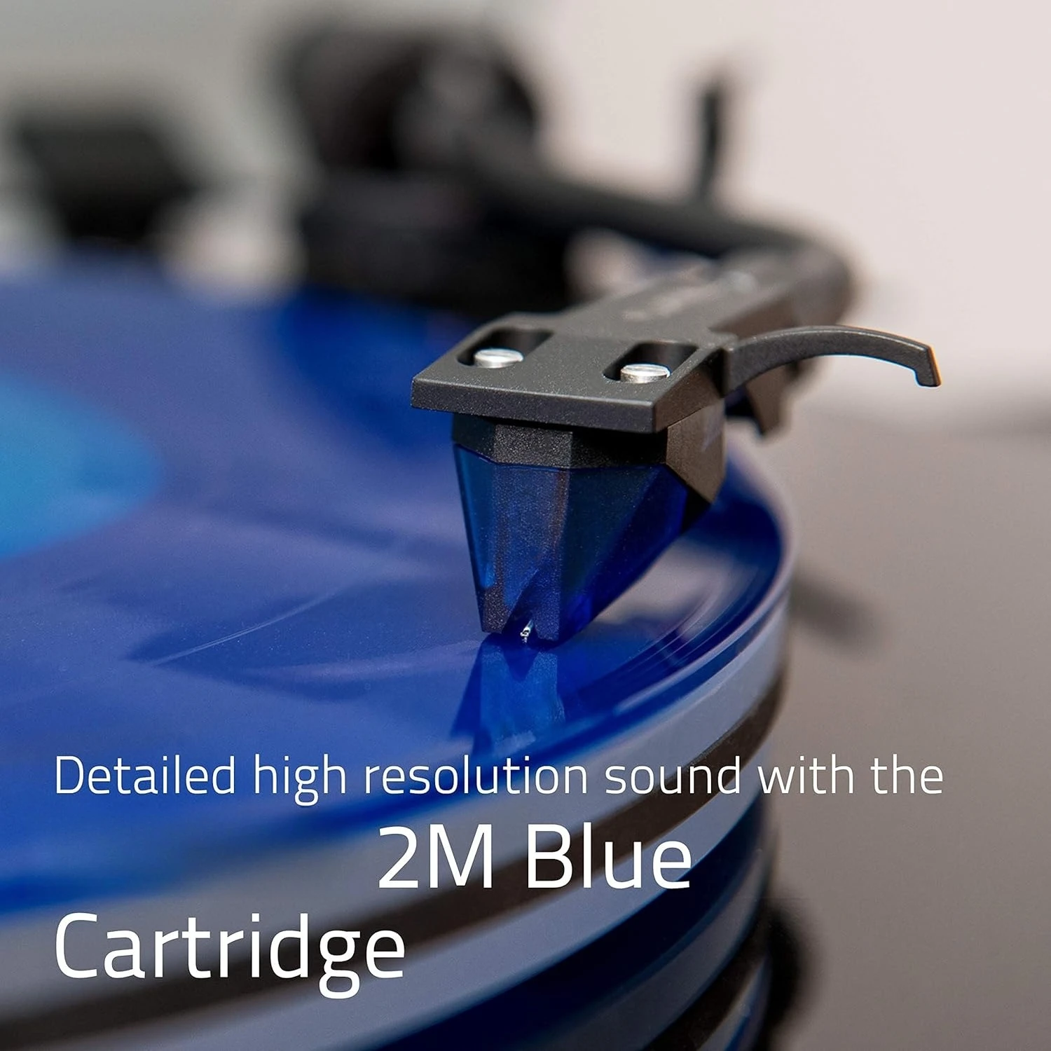RT85 Turntable with Cartridge, Acrylic Platter, Speed Control, and Vibration Isolation - High Fidelity Vinyl Record Player