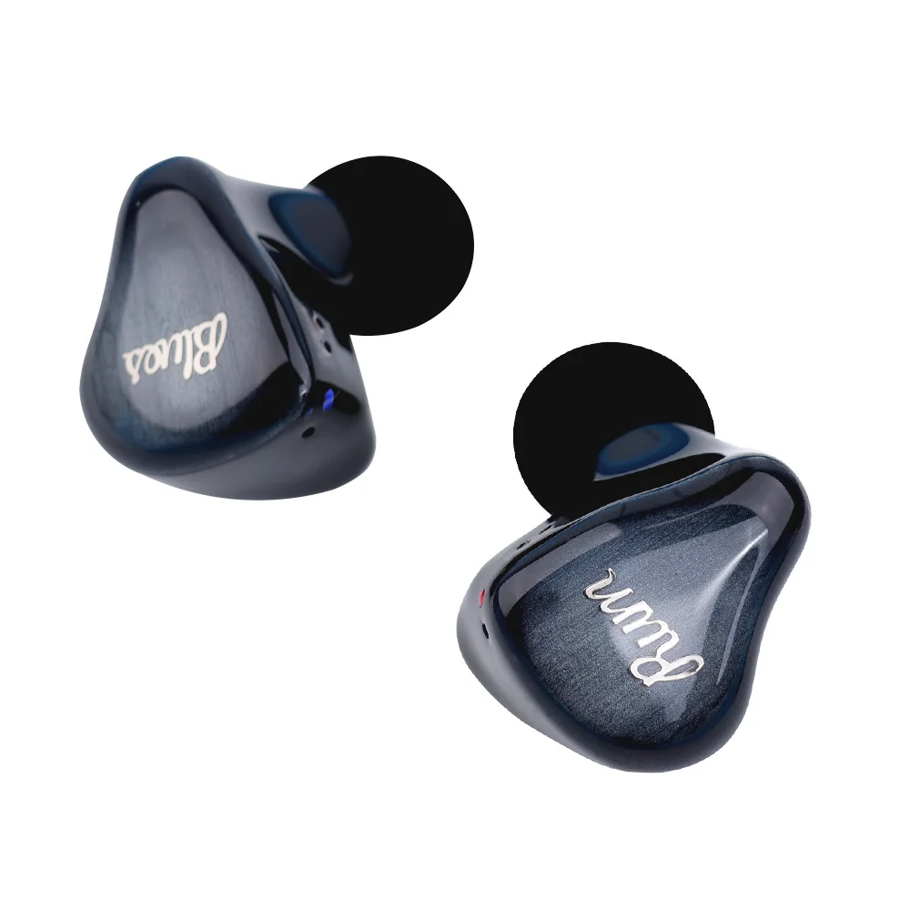

RUMAUDIO Blues HIFI In-Ear Earphones 12-Unit Balanced Armature Driver Reference Grade Monitor IEMs 12BA Audiophile Headphones
