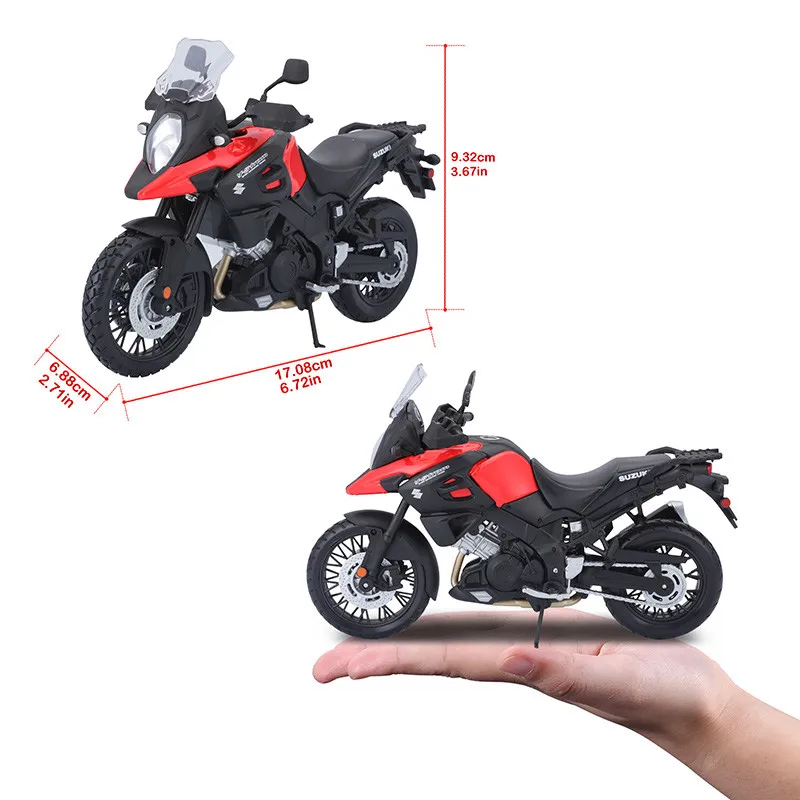 Maisto 1:12 Suzuki Hauanisa 2022 Alloy Motorcycle Genuine Classic Brand Die Casting Model Collectible Gift Toy