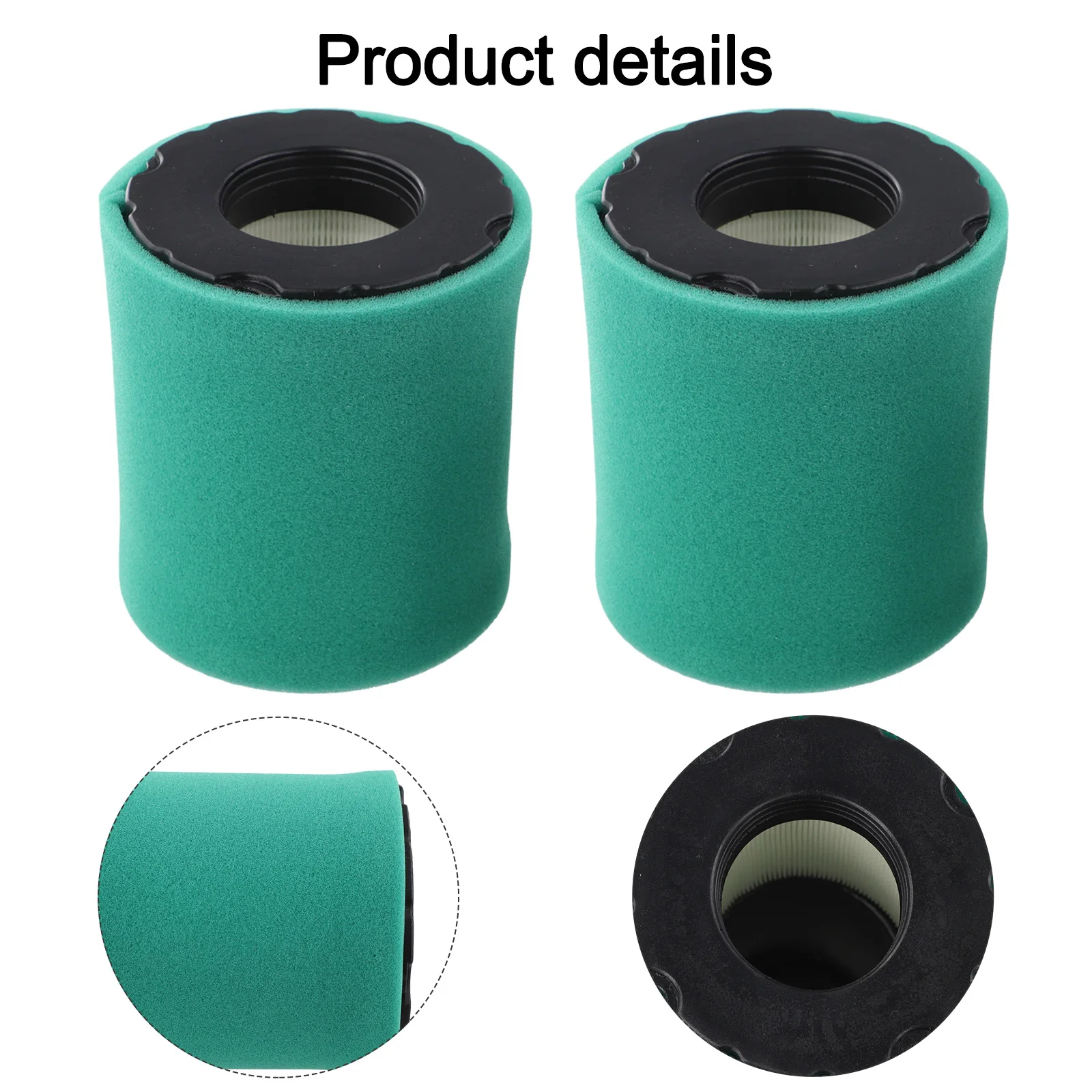 Dust Control Solution for Lawnmowing Features Dual Packs of Replaceable Main and Filters Suitable for Various Models
