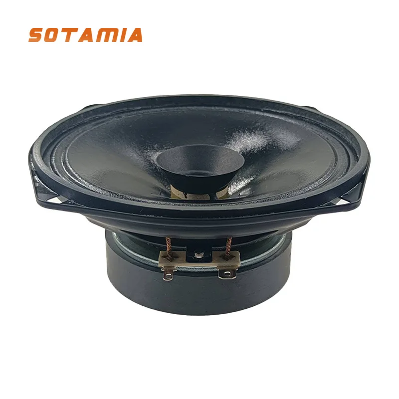 SOTAMIA 1Pcs 119mm 4.5 Inch Mid Tweeter Full Range Speaker 8 Ohm 20W Paper Cone Tweeter Cup Outdoor Broadcast Speaker