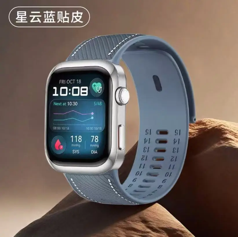 Pulsera de repuesto de cuero + silicona para HUAWEI watch D2, pulsera de repuesto para reloj inteligente Huawei HUAWEI watch D 2