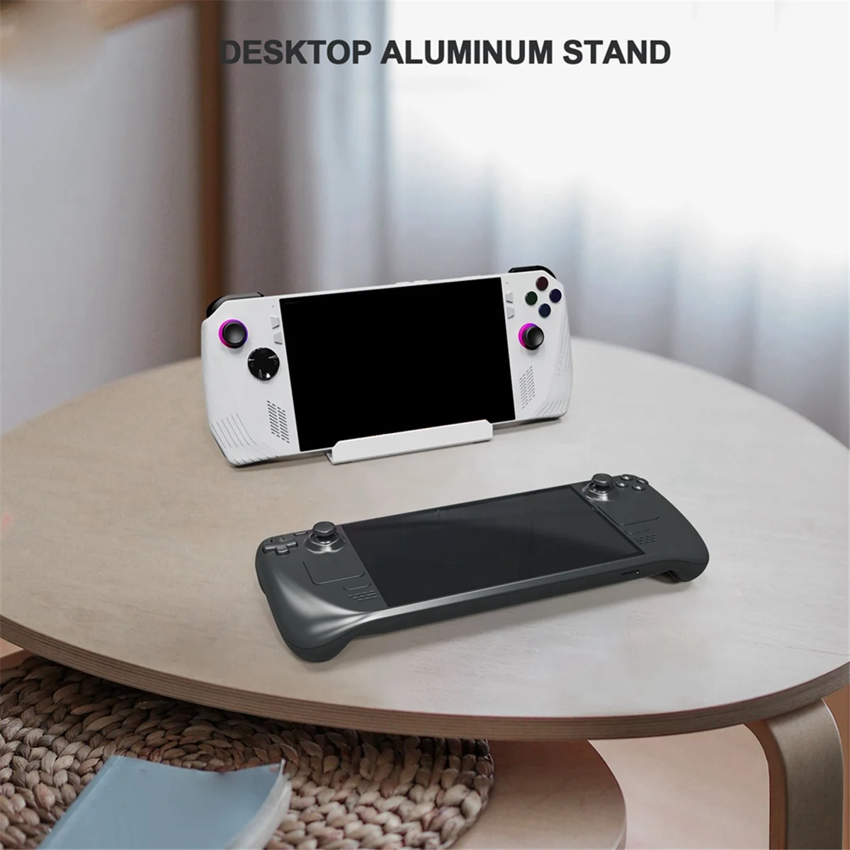 FEB-For Rog Ally Handheld Desktop Aluminum Alloy Stand Steamdeck/Switch Cell Phone Portable Simple