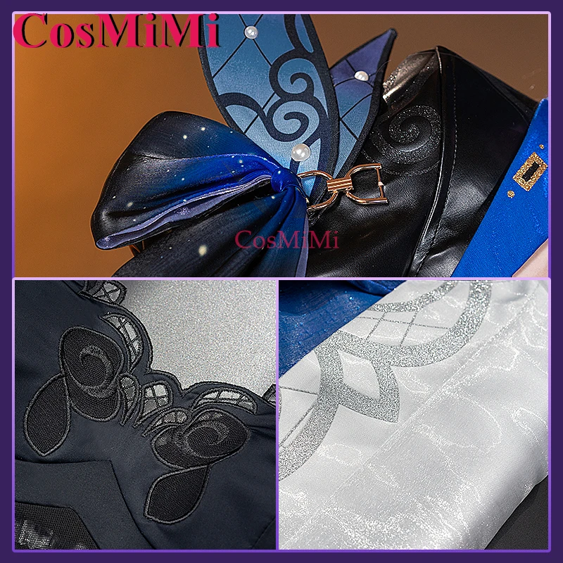 CosMiMi juego popular Honkai: disfraz de Cosplay de Star Rail Jade, vestido de uniforme dulce elegante a la moda, ropa de juego de rol para fiesta de Carnaval