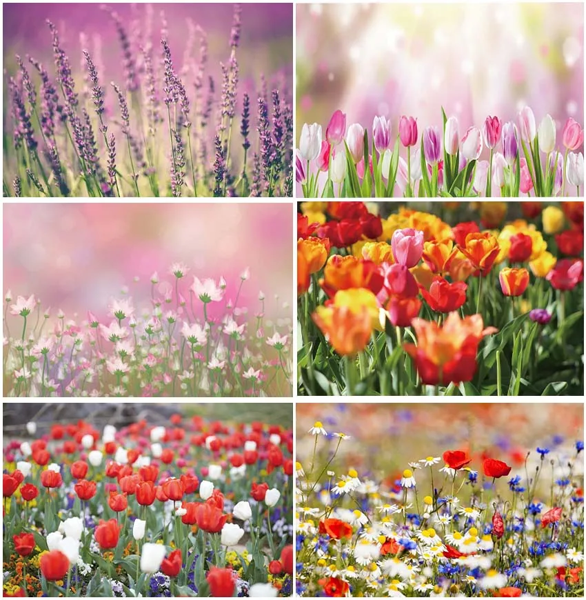 

Spring Flower Wall Decoration Photo Backdrops Wedding Birthday Party Portrait Photography Background Photocall For Studio Banner