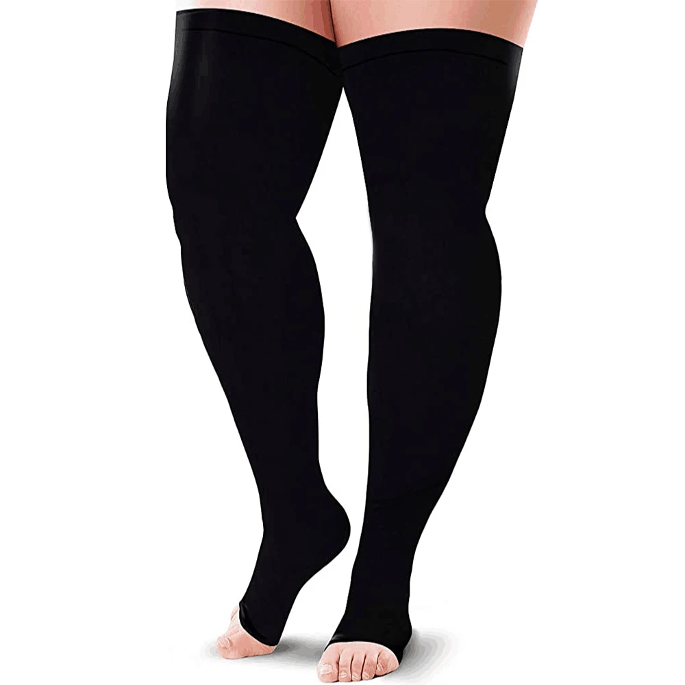 3/4/5XL Large Shaping Socks Varicose Vein Stockings Unisex Kneehigh Socks Womenizer Blood Circulation Legs Compression Stockings