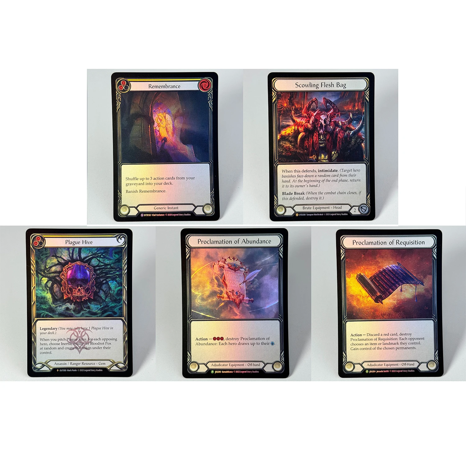 FAB Foil Proxy Game Cards Surgical Extraction Lost in Thought Mordred Tide Remembrance Dyadic Carapace Give and Take Collection