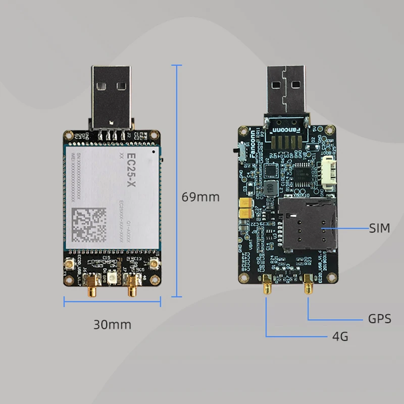 EC25 CAT4 Module 4G USB Dongle with sim card slot EC25-J EC25-AF EC25-AU EC25-EU EG25-G