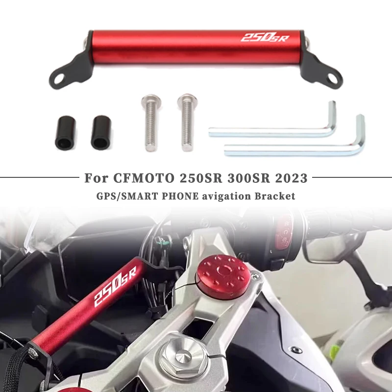 

For CFMOTO 250SR 250 SR 2023 Motorcycle Front Stand Holder Navigation Bracket Bar Mobile Phone Bracket GPS