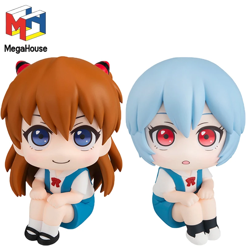 In Stock Genuine Original Mega House Look Up Ayanami Rei & Asuka Langley Soryu EVA Action Anime Figure Collectible Doll Ornament