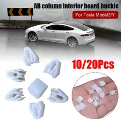 For Tesla Y Central Control Dashboard Navigation Panel Clip - Secure Your Interior Display With Plastic Buckle Clip