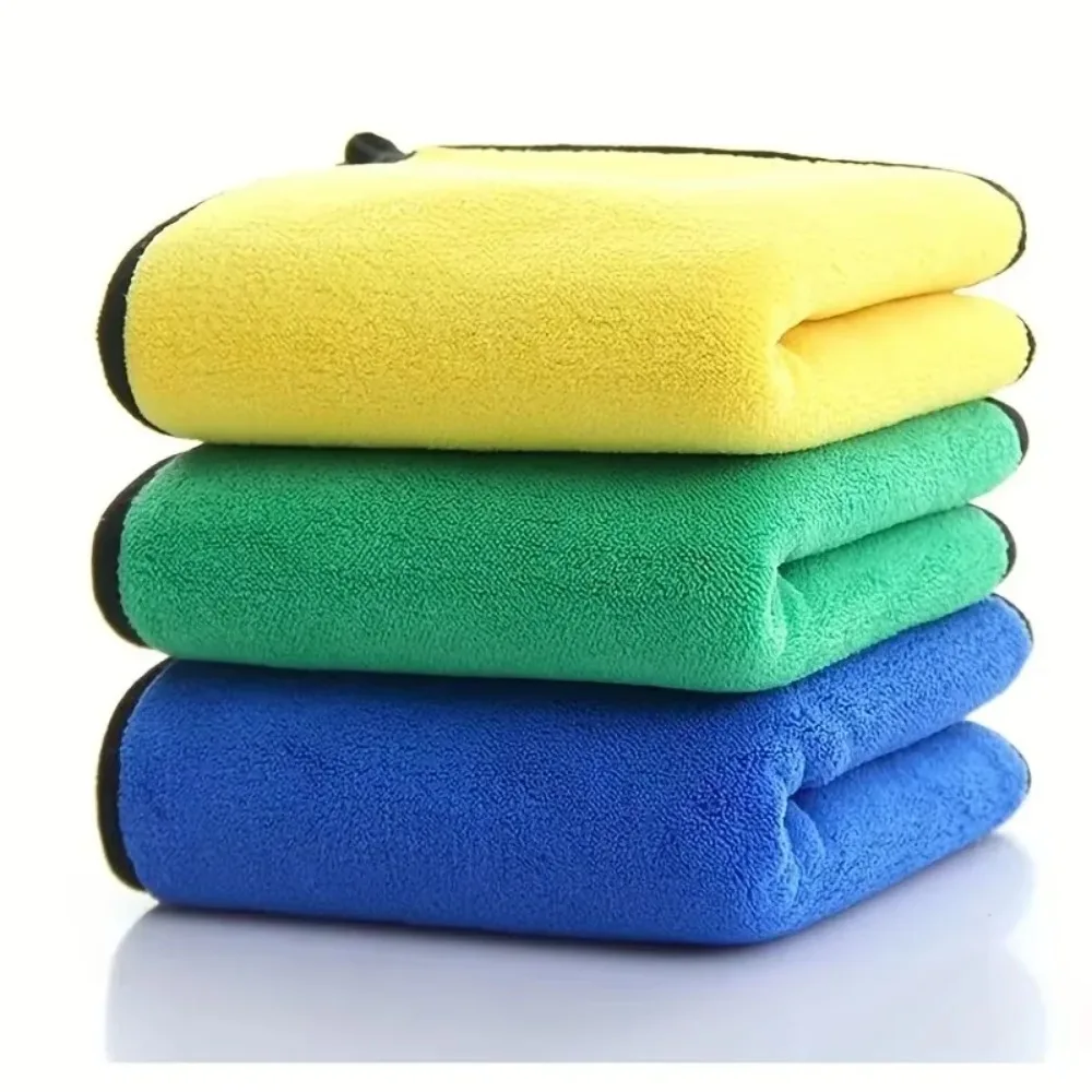 

Microfiber Towels for Car Cleaning 3 Sizes Set - 30x30 100x50 30x60cm Auto Waxing Polishing Drying Towels