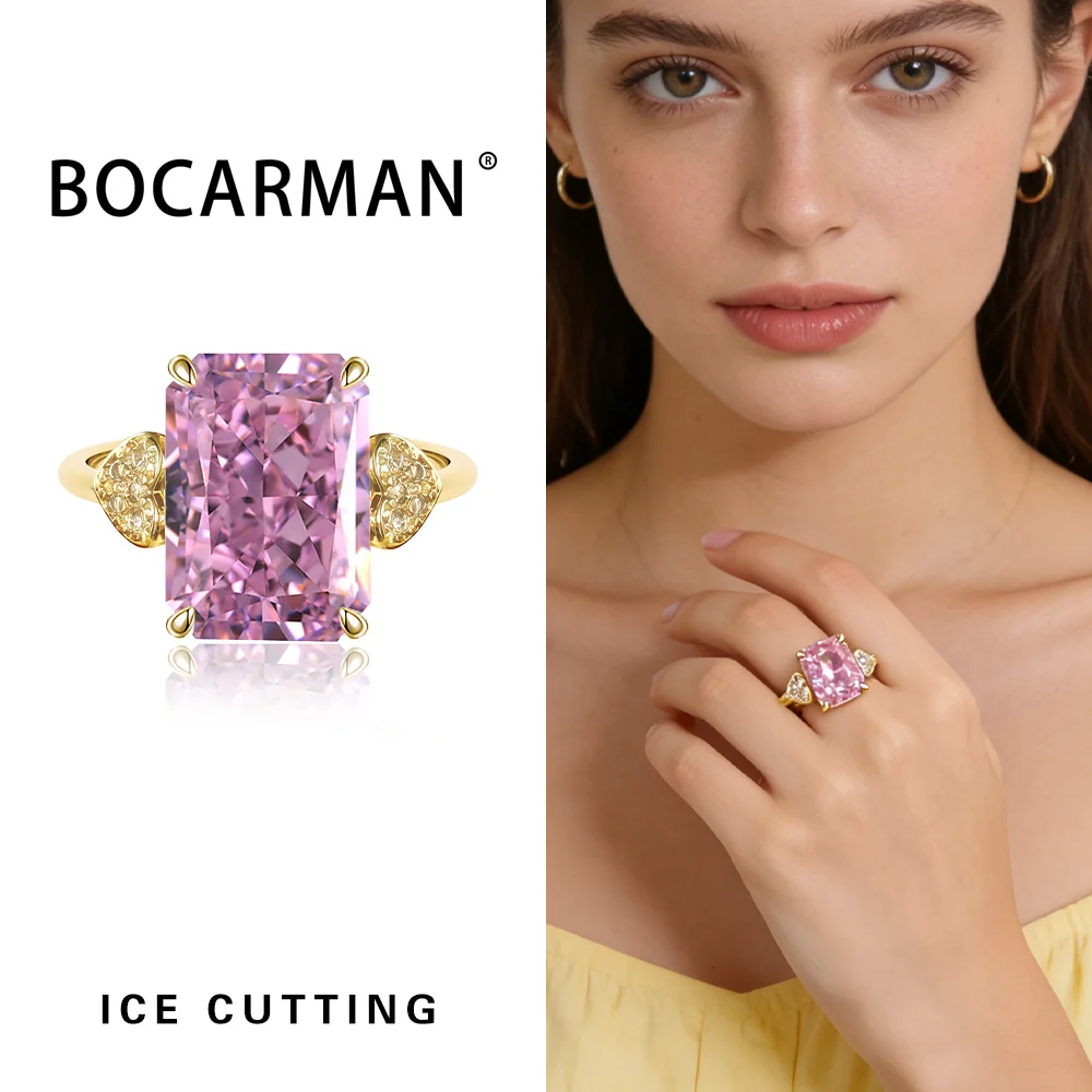 Women's Rectangular Ice Cut Mint Green Cubic Zirconia Ring, Vintage