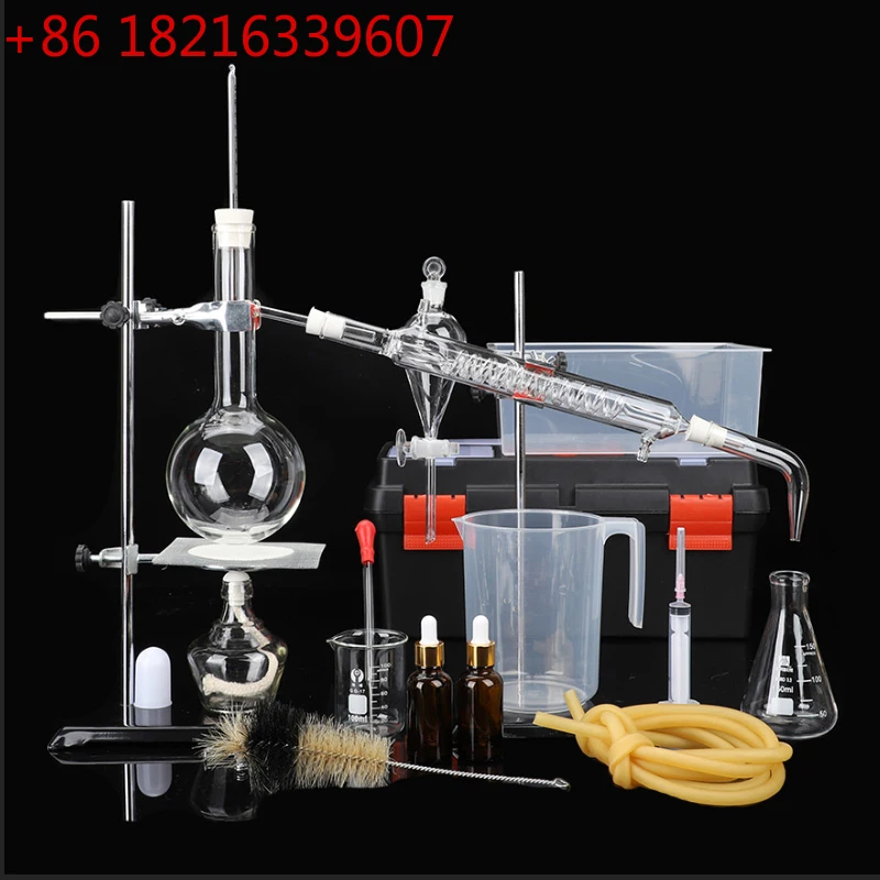 TAO 500/1000ML Essential Oil Extraction Separator Device Small Distillation  Set Pure Dew Purification Chemical Experimental Equ