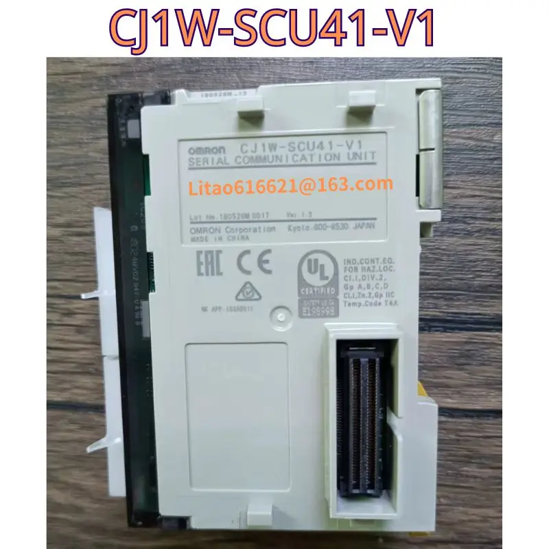 The functional test of the second-hand module CJ1W-SCU41-V1 is OK