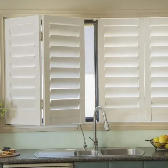 Standard PVC Window Plantation Shutters / Blinds