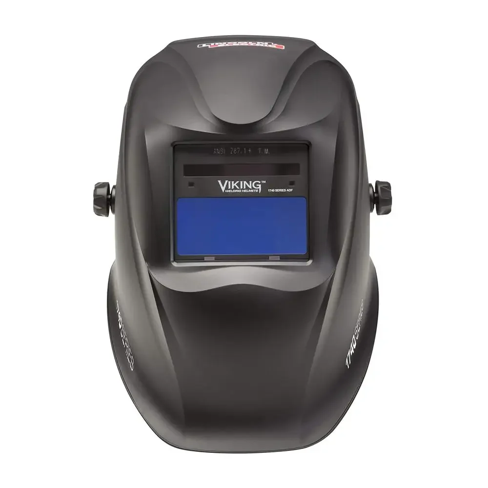 Variable Shade Welding Helmet with 4C Lens Technology Matte Black Adjustable Size LED Safety Indicator