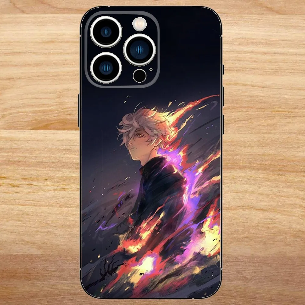 Hell S Paradise Jigokuraku Phone Case For iPhone15,14,13,12,11,Pro,Max,Plus,Mini,X,XS,XR,8,7,6,S,Plus,SE Soft Black Case