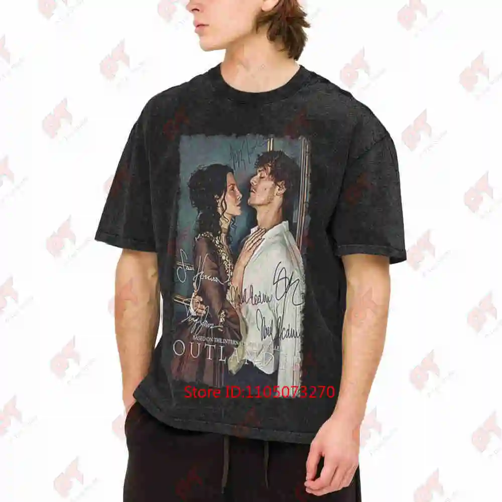 Outlander Vintage Vintage Washed Tee Pure Cotton T-Shirt