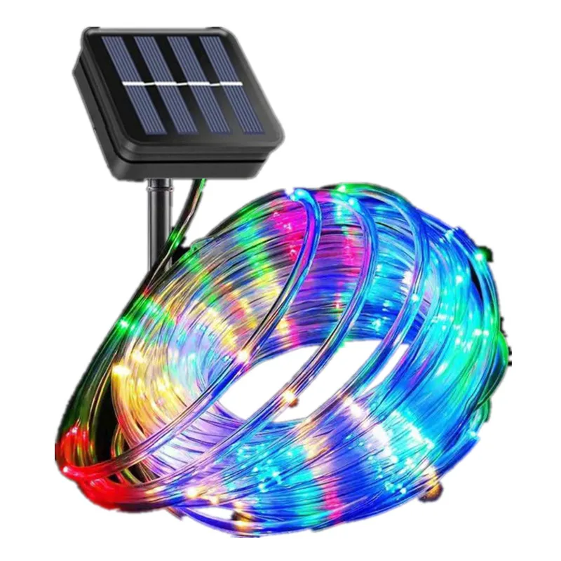 

Solar Rope Lights Outdoor Festival LED Hose String Lights 8 Lighting Modes Party Garden Yard Wedding Christmas Tree Decoration