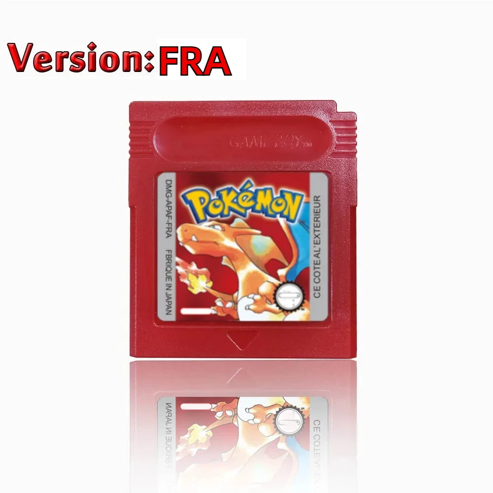 Pokemon 16 Bit Video Game Console Cartridge GBC Game Card Pokemon Series Blue Crystal Gold Green Red Silver Yellow USA Version image 3