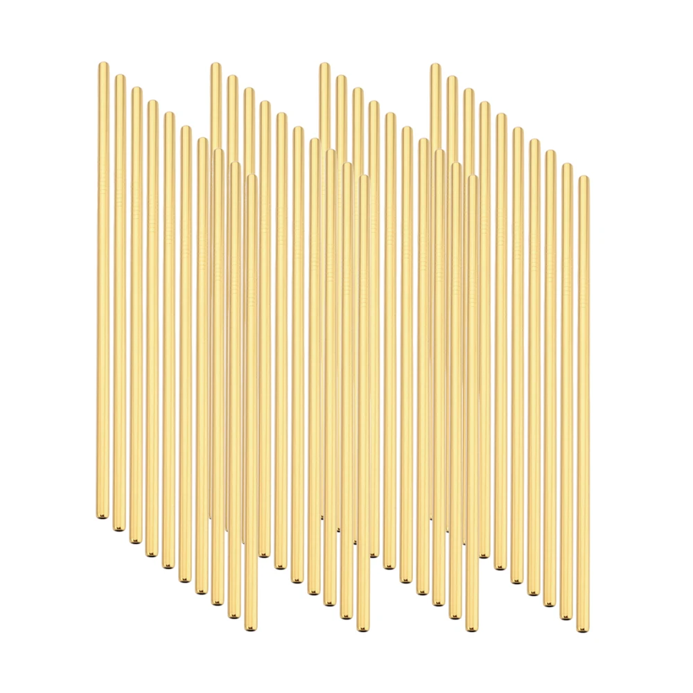 

6*215 мм, 40 шт., экологически чистый набор металлических соломинок многоразового использования, соломинка для питья из нержавеющей стали 304, аксессуары для коктейльной вечеринки