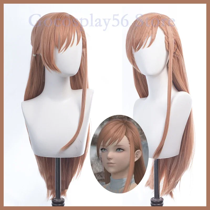 

FF14 Ryne Wig Crossroads Fantasy Cosplay Wig 70cm Long Straight Hair Heat Resistant Role Play Ryne Cosplay