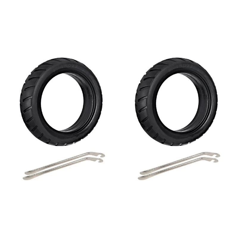 

6Pcs 8.5 Inch Front/Rear Scooter Tire Wheel Solid Replacement Tyre 8 1/2X2 For Xiaomi M365 Electric Scooter Skateboard