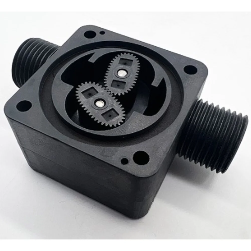 

Industrial grade fourpoint external threaded gear flow meter for diesel fuel with 0 3 megapascal pressure resistance