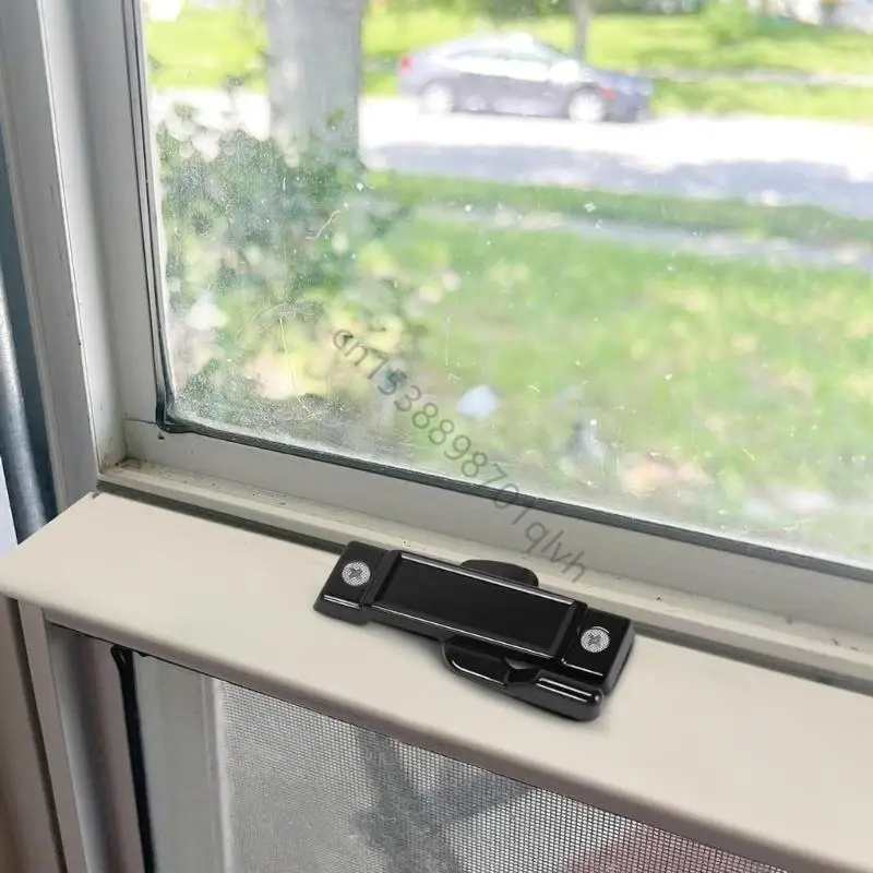 مجموعة من 4 قفل الوشاح القوي لقفل نافذة المنزلقة الرأسية والأفقية 85ac #3