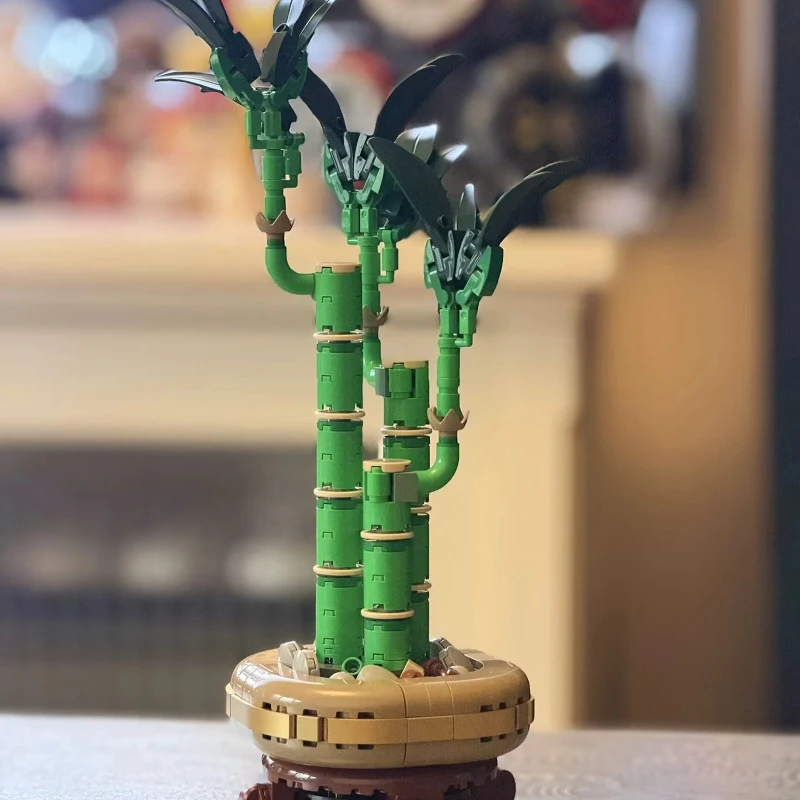 

Набор строительных блоков «Цветущая слива»: благородный цветок сливы, золотая хризантема, элегантная орхидея. Коллекция для взрослых. Декор для дома.