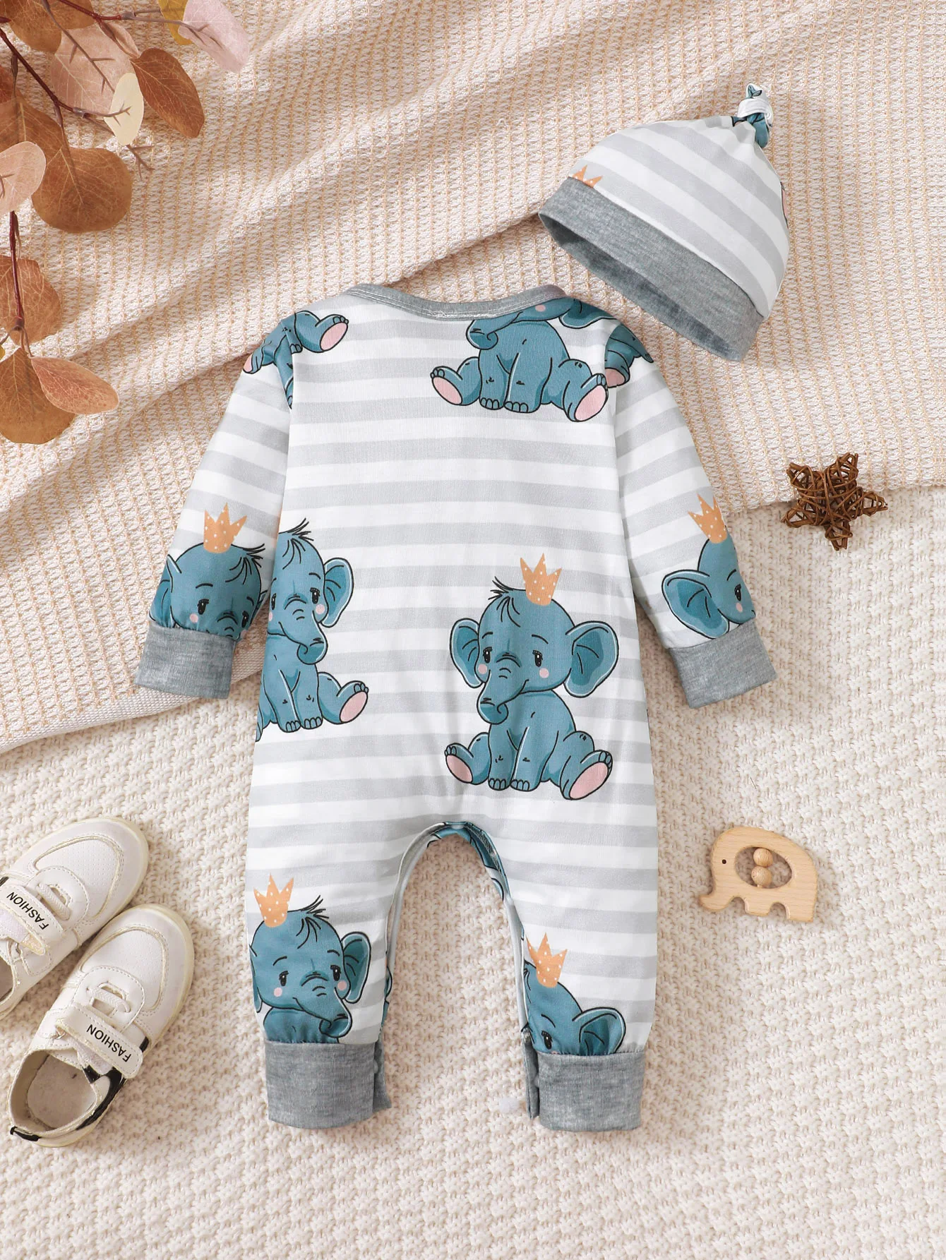 Sevimli Fil Baskılı Uzun Kollu - Baby Clothing Elephant incelemesi ve fiyatı