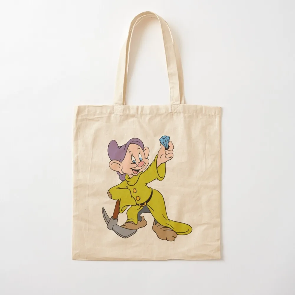 

Dopey Snow White Dwarf Dopey Seven Tote Bag Women bags shopping trolley bag personalized tote