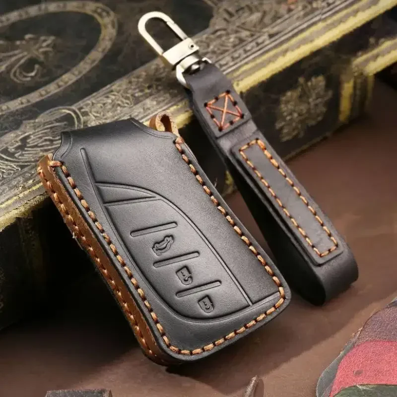 Leather Car Key Case Cover for Lexus Gs ES200 ES300h Ux260h Es260 Ls500 Rx200t