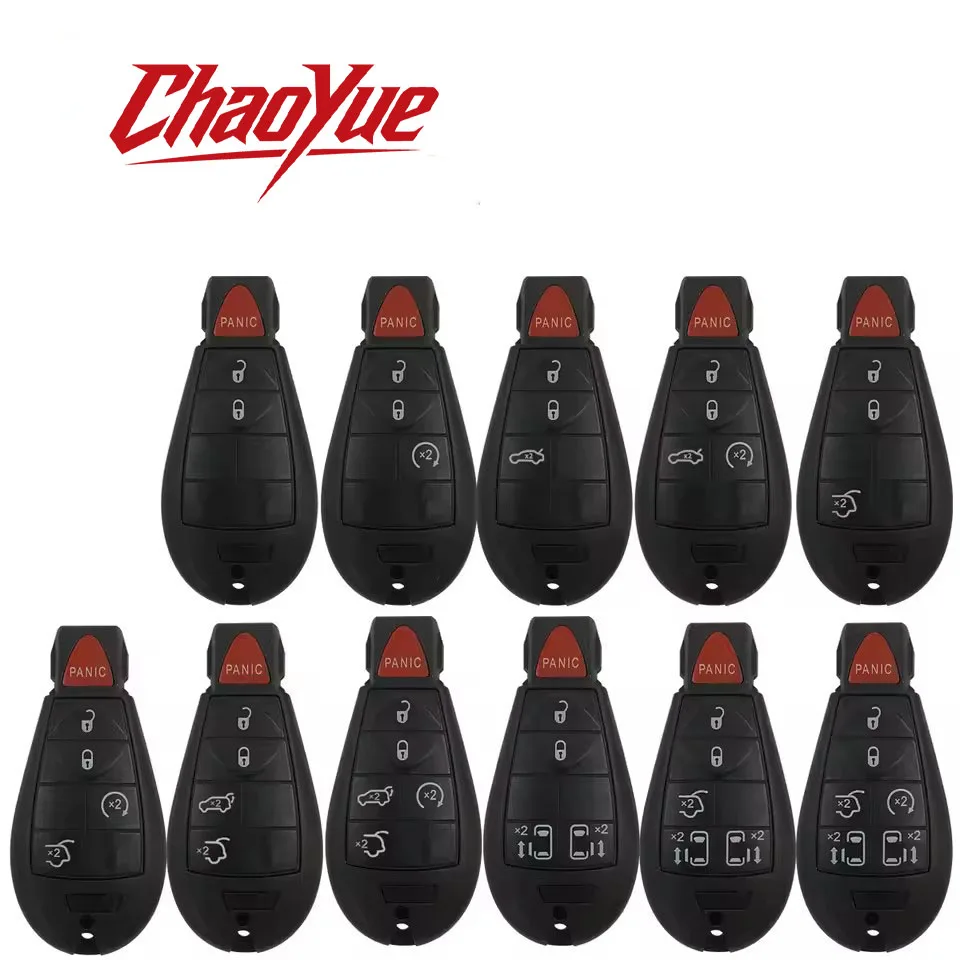 

ChaoYue carcasa de llave de coche remota, repuesto para Chrysler Country Town Jeep Cherokee Dodge 300, cargador Magnum