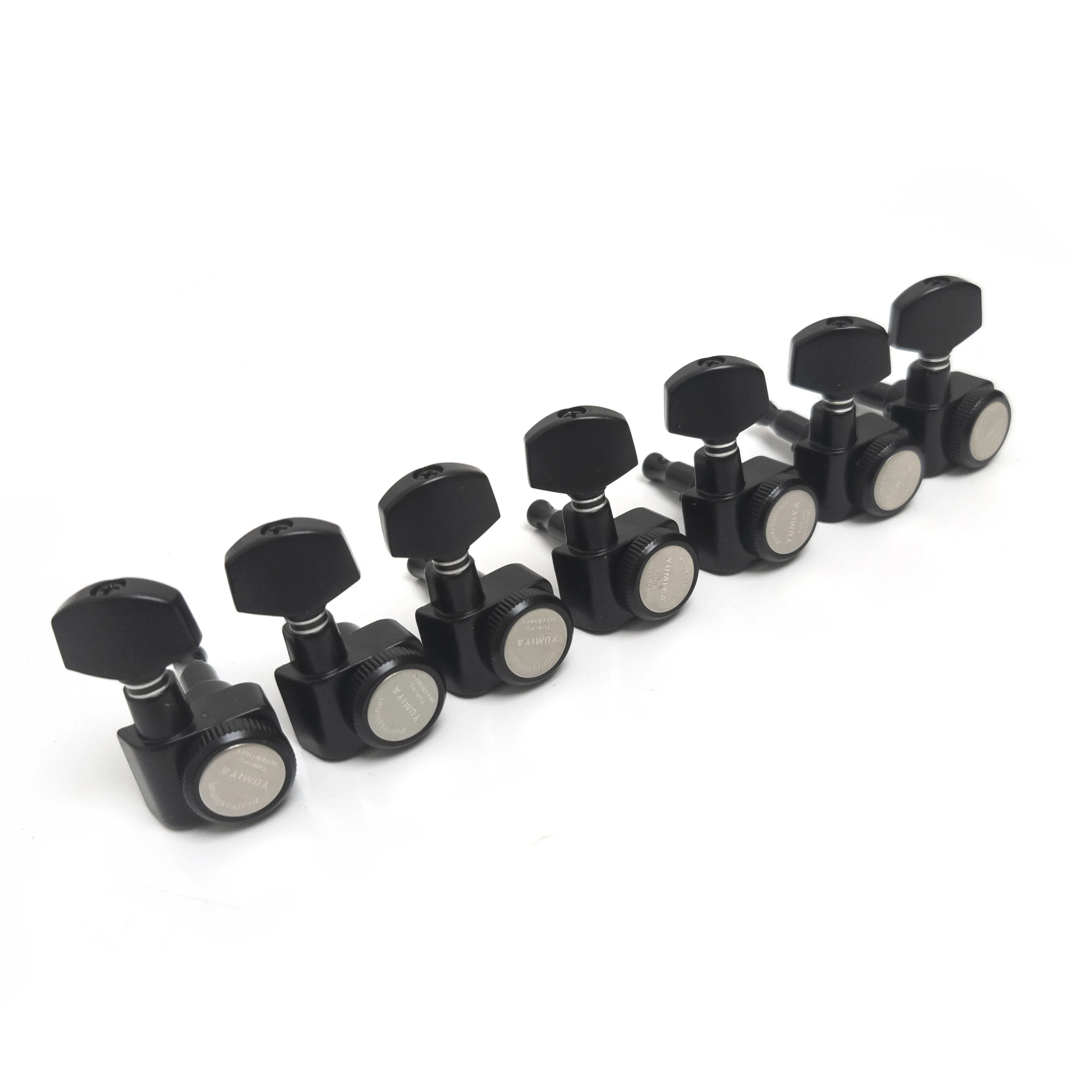 จูนเนอร์ล็อคกีตาร์ 7R Lock String Tuning Pegs หัวเครื่องสําหรับกีตาร์ไฟฟ้ามีให้เลือก Chrome และ Matte Black