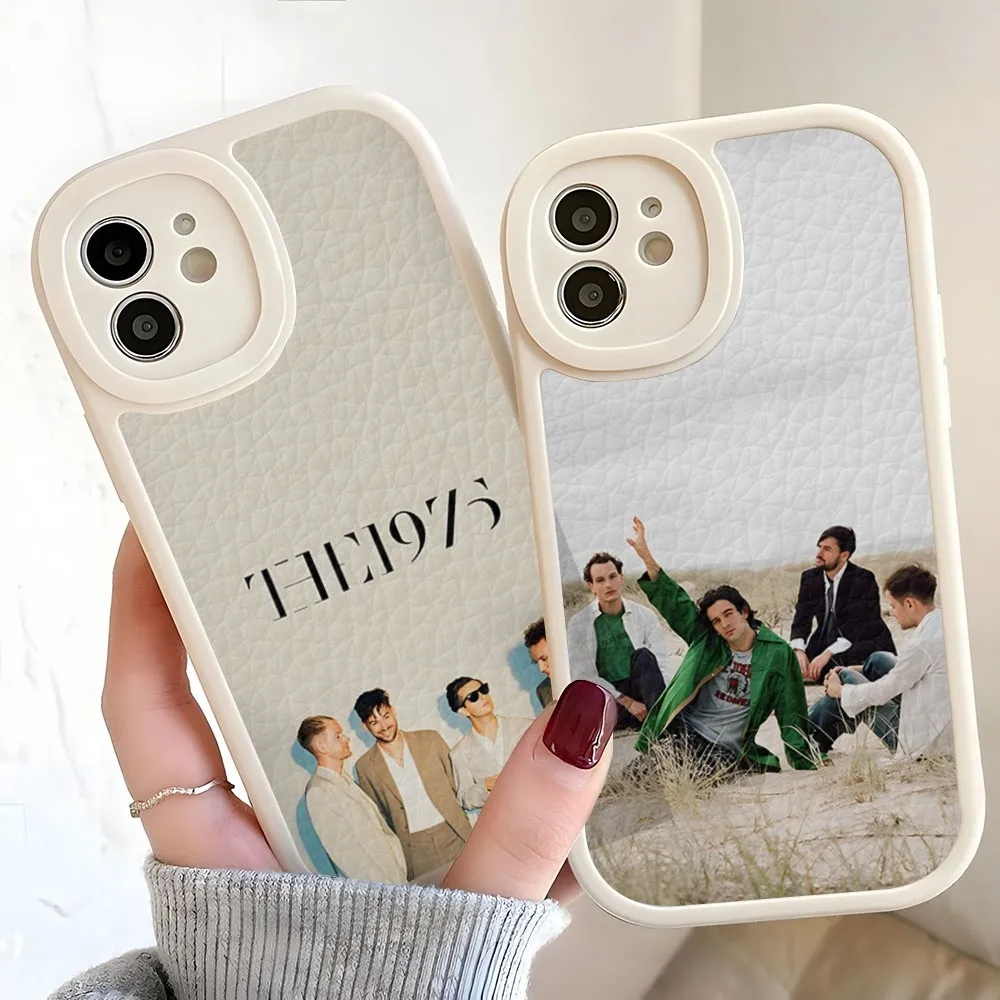 Rock Band The 1975 Phone Case For Iphone 15 14 12 13 Pro Max 11 Mini X Xr Xs Puls Lambskin Silicone Cover