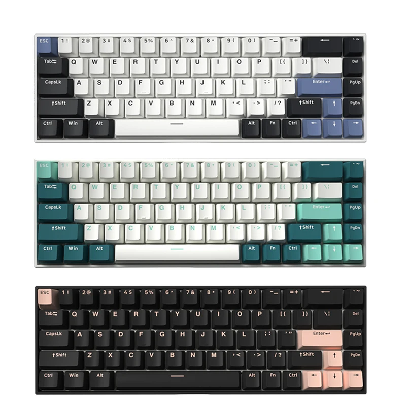 Top F12 Mechanical Keyboard Kailh BOX Axis 68-key Wired Bluetooth Wireless Three-mode Hot-Swappable Game Office Dedicated