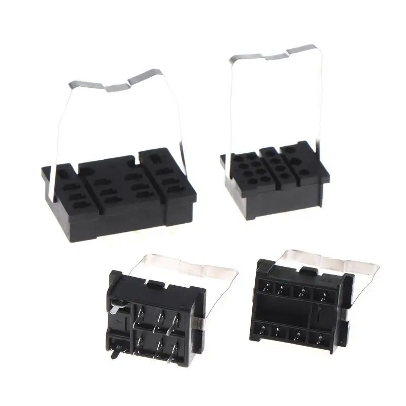 PT08-0 Bracket with 8-Pin Sockets for Professional Relay Integration in DIY Electronics Projects