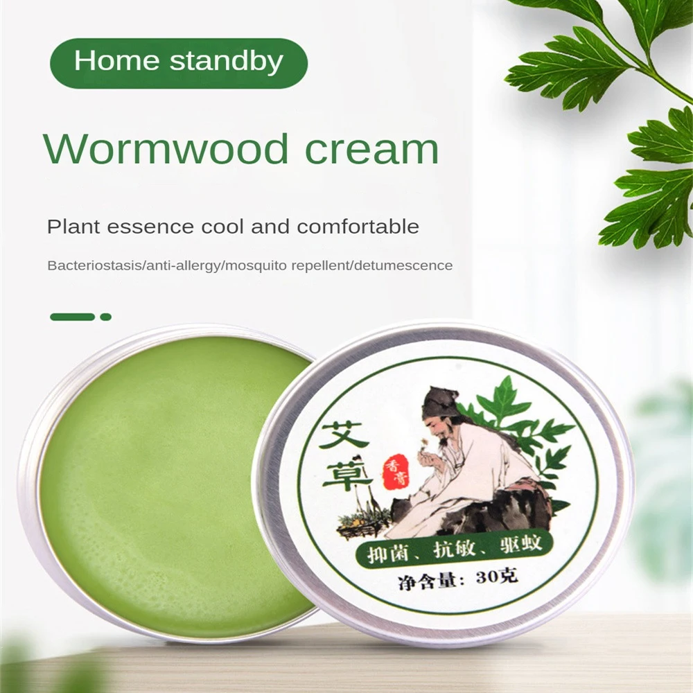 Artemisia Essential Oil Anti-itching Refreshing Mosquito Repellent Paste For Travel Wormwood Paste Mosquito Repellent