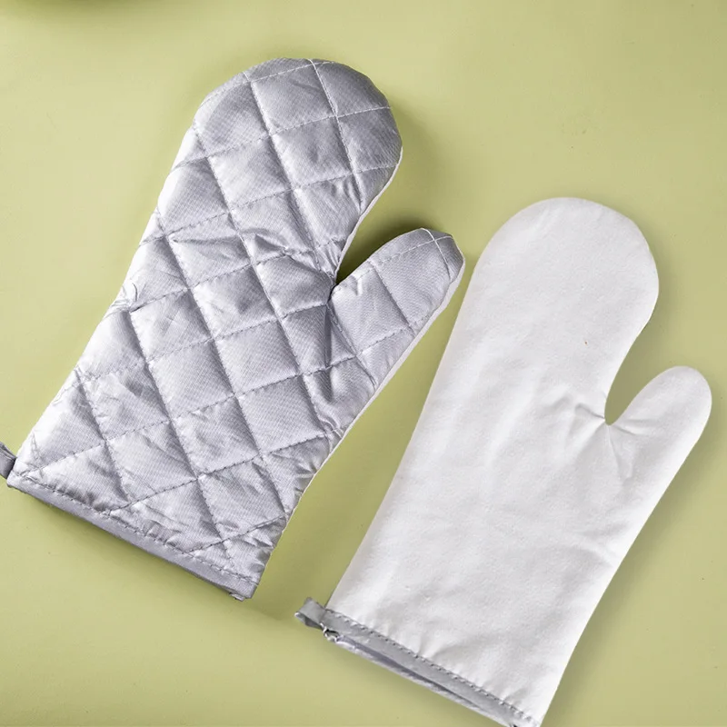 Thermal Sublimation Blank Pot Holder Oven Mitts Heat Resistant Glove Household Cooking Insulation Pads