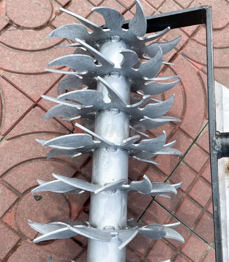 Taman Baru Melonggarkan Tanah Rumput Aerator Thatch Scarifier Rake Roll Kultivator