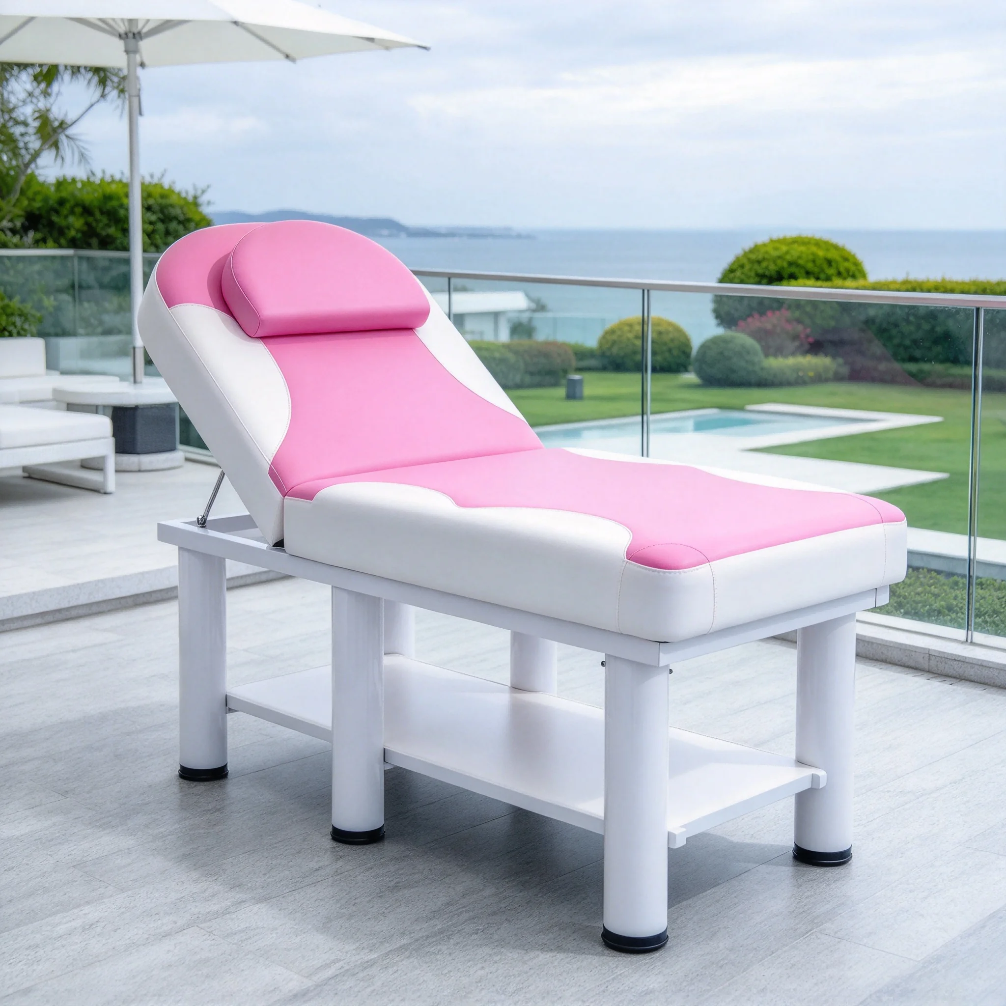 AOLIVIYA Folding Moxibustion Therapy Exam Couch Beauty Salon Massage Bed Tattoo Eyelash Bed Physiotherapy Table