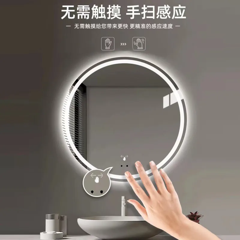 TQ-350 Hand Wave Sensor Switch for Bathroom Mirror, 12V 24V Stepless Dimmer Module, Glass Induction Smart LED Controller