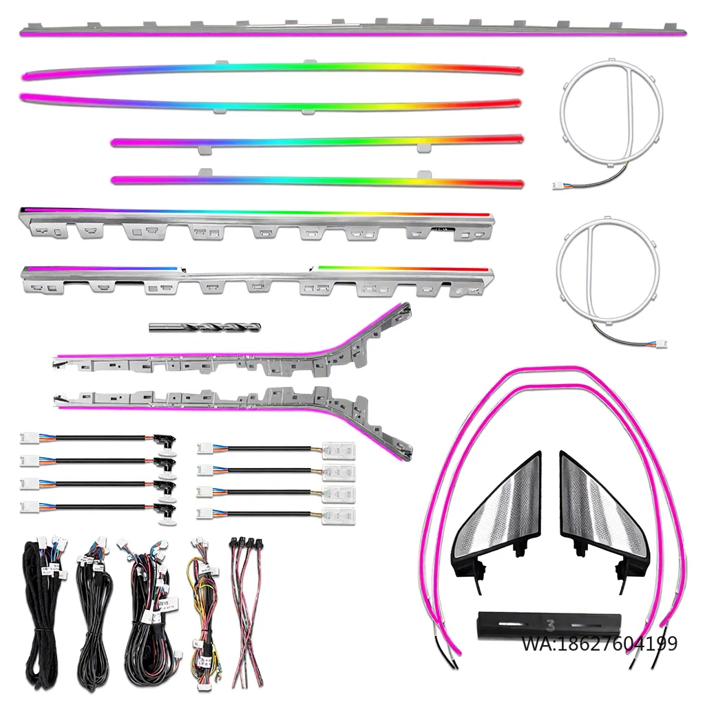 

Dynamic 64 Color Ambient Light for Model 3 2019-2020 Interior LED Lighting Upgrade Kit Accessories