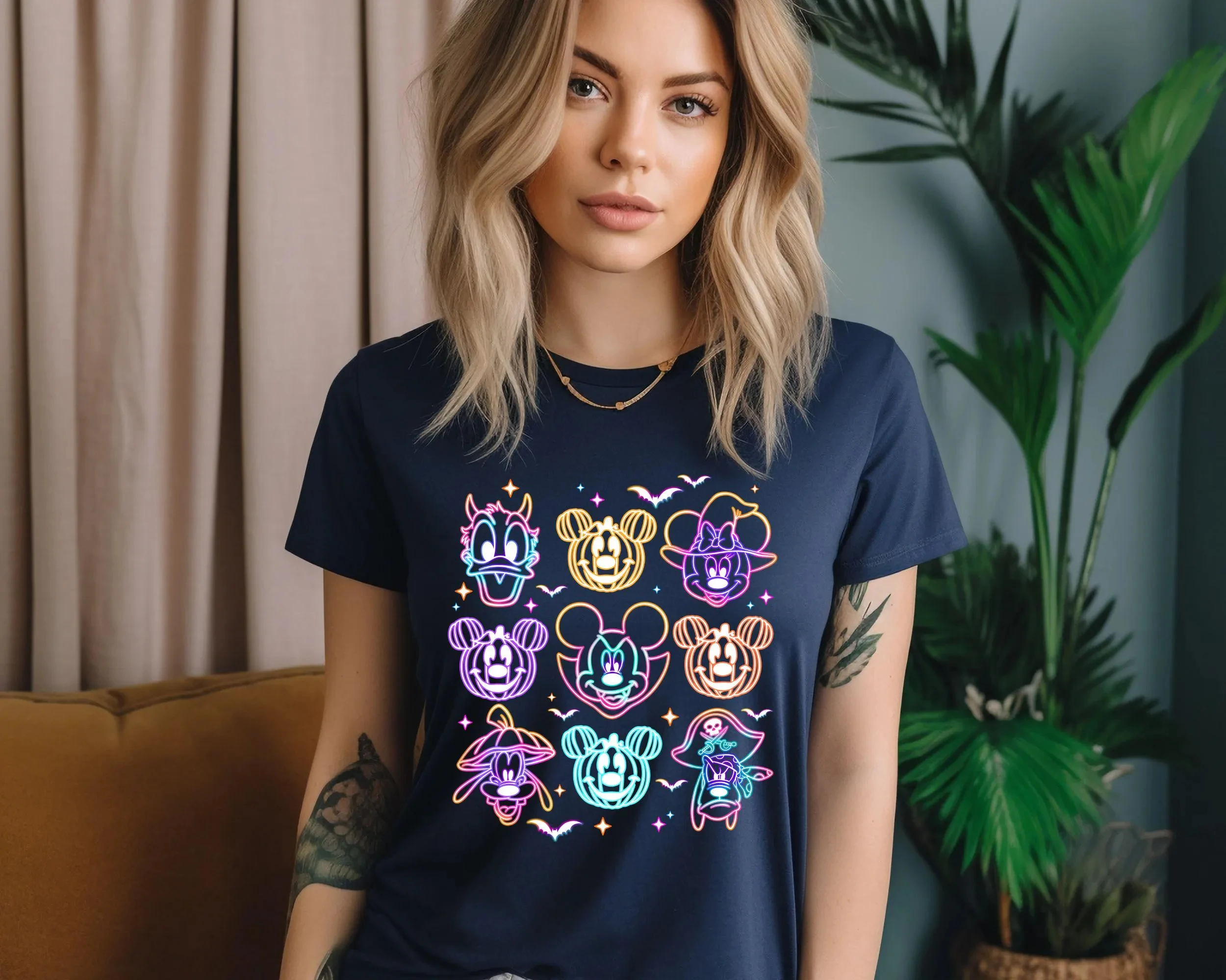 قميص ميكي آند فريندز جوست ديزني للهالوين ميكي ليس مخيفًا جدًا لحفلة الهالوين 2025 WDW ديزني لاند عائلة الهالوين #2