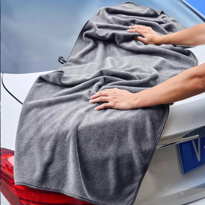 Large towel Microfiber Cleaning Towel Super Absorbent Thicken Soft Drying Cloth Car Body Washing Towels Car cleaning towel Clean