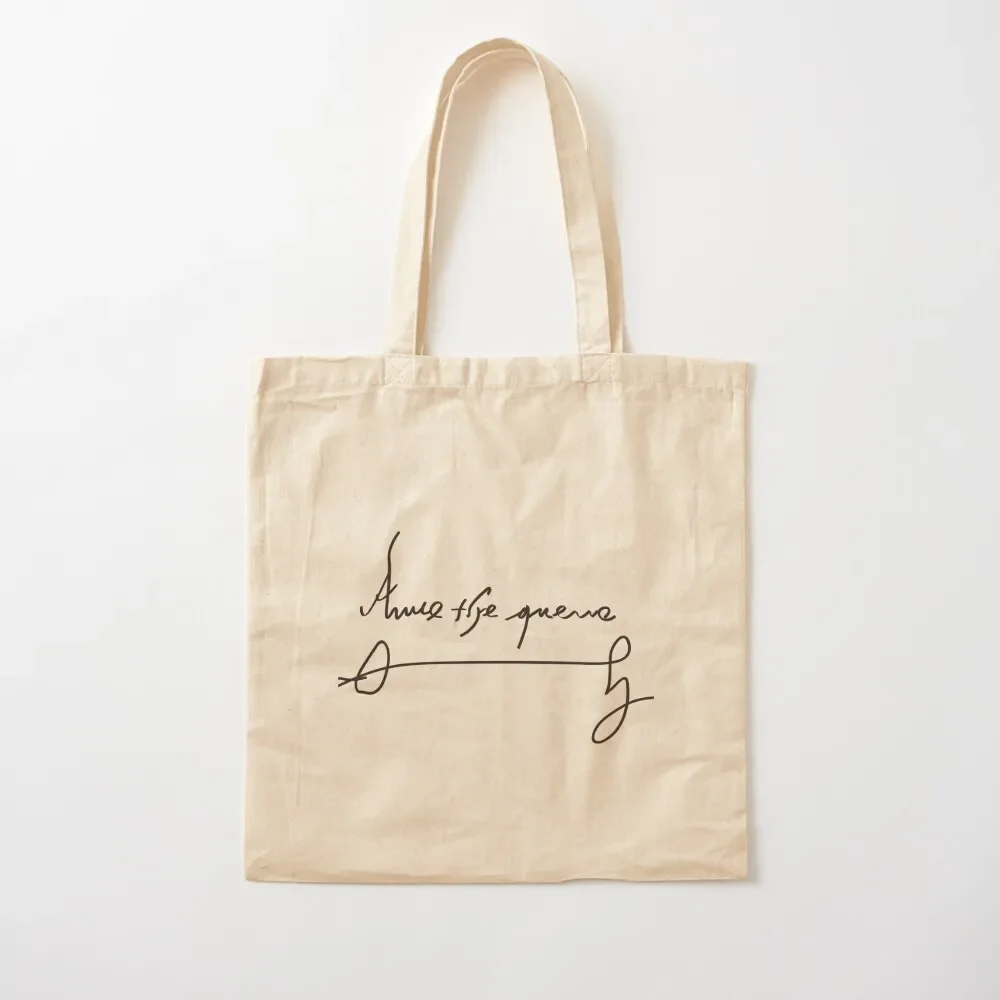 

Signature of Anne Boleyn Tote Bag Canvas stote bag Gift bag shopper bags Cloth bags