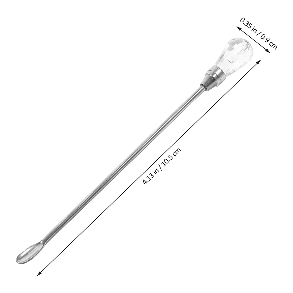 9Pcs Metal Pigment Stirring Spoon Rod for Eyebrows Mixing DIY Tools Ink Mixer Tattooing Pigment Mixer