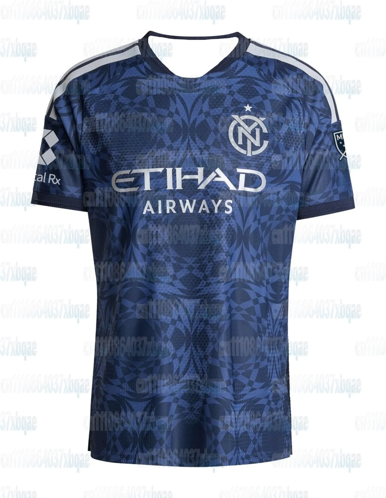 Modisches New York City FC 26 Saison Auswärtstrikot, 3D-gedrucktes Familien-T-Shirt, schnelltrocknender, atmungsaktiver Sport-Trainingsanzug – Detail 5